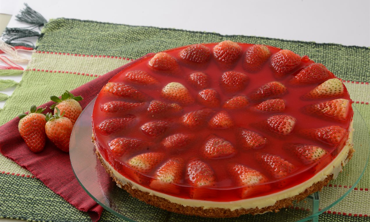 Torta De Morango Com Gelatina Receita Dr Oetker 7754