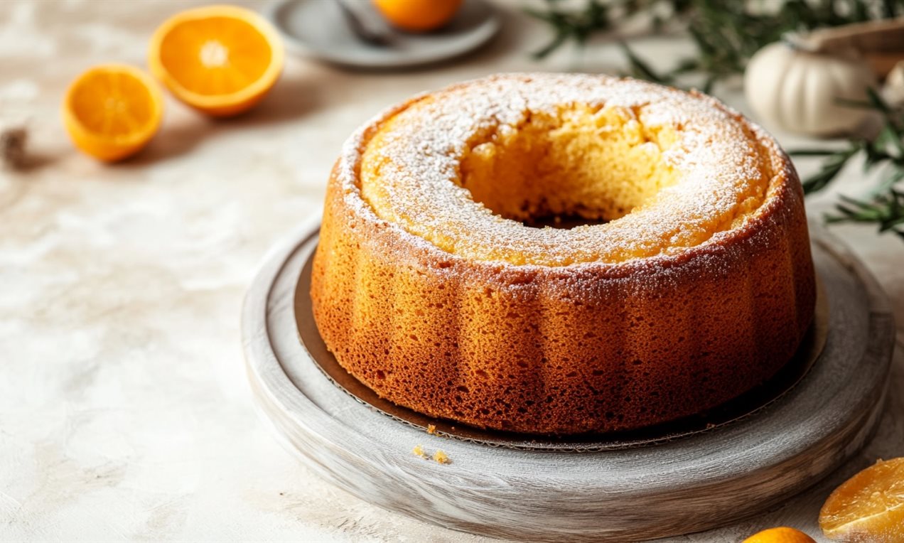 Bolo de Laranja com Casca